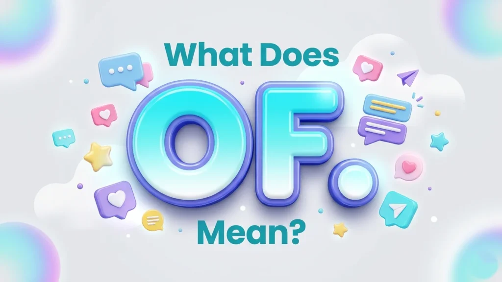 what does of. mean