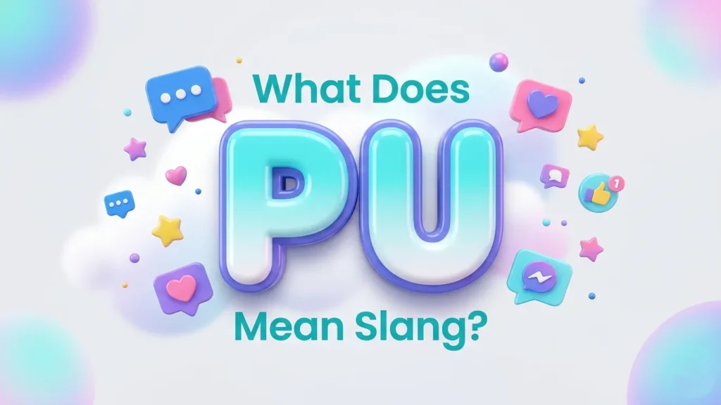 what does pu mean slang