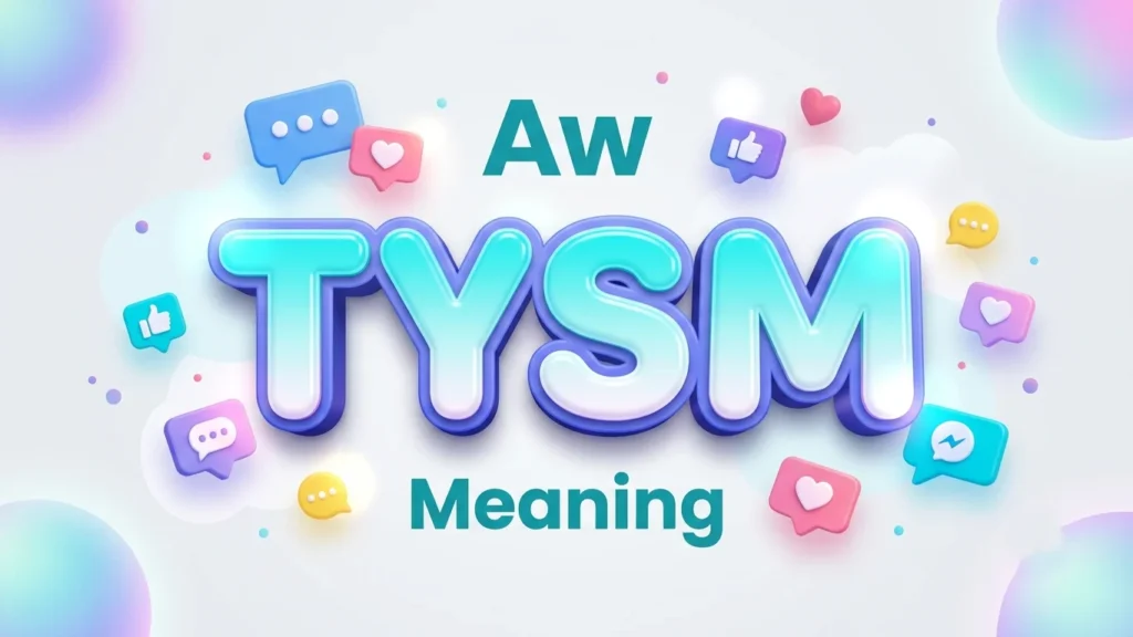 AW TYSM Meaning: Definition, Usage, Examples & Replies