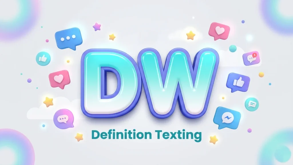 dw definition texting