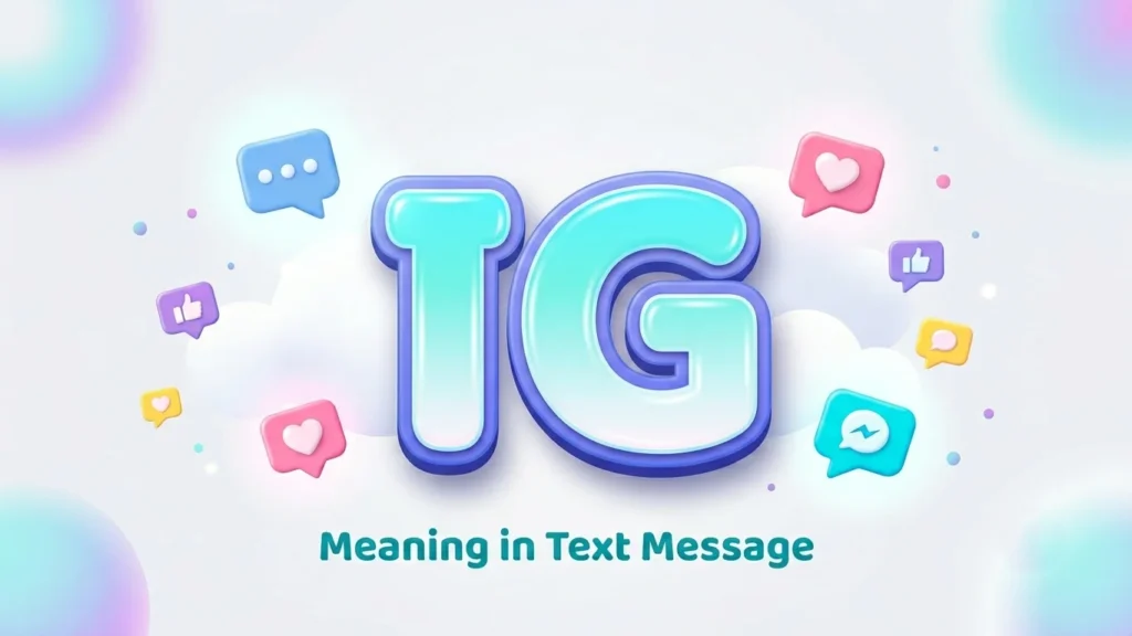 ig meaning in text message