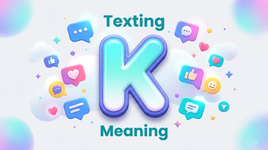 texting k meaning