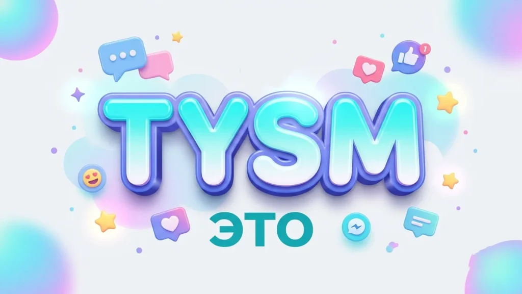 tysm это