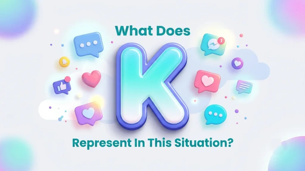 What Does K Represent in This Situation? Meaning Explained