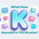 what does k represent in this situation?