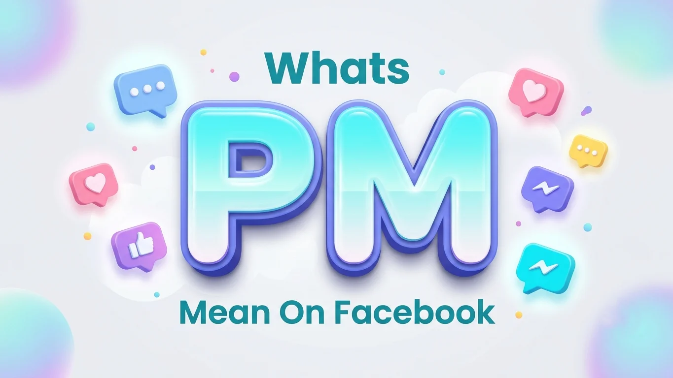 whats pm mean on facebook